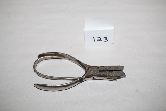 Vintage Railroad Conductor's Ticket Punch, 4 3/4"