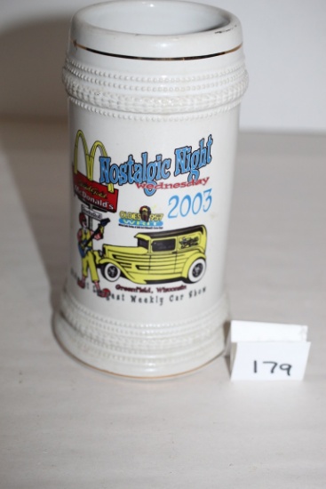 McDonald's Nostalgic Night Car Show Stein, 2003, Midwest Largest Weekly Car Show, Wednesday,