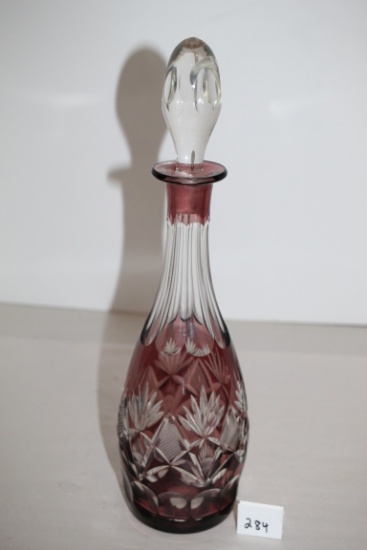 Crystal Decanter, 15" Including Stopper