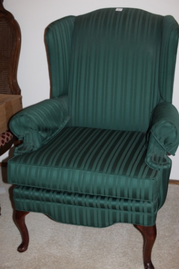 Hickory Custom Galleries Chair, Steinhafels, 42"H x 28"W x 27"D, Clean, Smoke Free Home