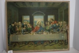 Vintage The Lord's Supper Print, #2366, R. Tesar, Bottom Reads: 