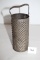 Vintage Round Grater, Metal, 6 1/2