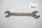 11/16 & 19/32 Open End Wrench, Made In Western Germany, 6 1/4