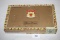 Macanudo Gold Label Wooden Cigar Box, Santiago Republica Dominicana, 10 3/4