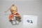 1997 Berta Hummel Goebel Ceramic Boy Kneeling Ornament, 2