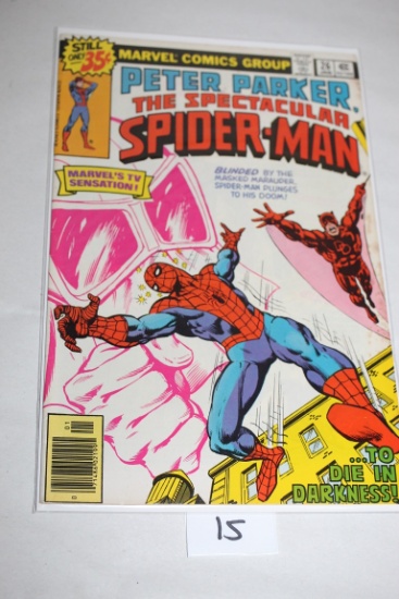 Peter Parker The Spectacular Spider-Man Comic Book, #26, Jan. 1978, Marvel Comics Group