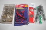 Screws, Die, Multimeter Cords