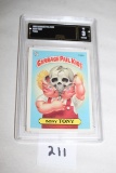 Graded Garbage Pail Kids Bony Tony Card, #132a, 1986 Garbage Pail Kids, GMA Grade 3, VG,