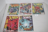 Assorted X-Men Comic Books, Nov. #7, Dec. #8, May #32, Apr. #31, Apr. #87, Marvel Comics