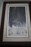 The Shadow Hunter Print, Framed & Matted, Kelley, 1991, 30 1/2