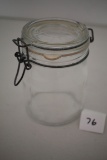Vintage Fidenza Jar With Seal & Bail, 3/4L, 3A, Made In Italy, 5 1/2