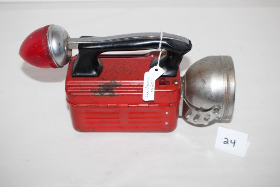 Vintage Ash Flash Lantern, circa 1950, 10"