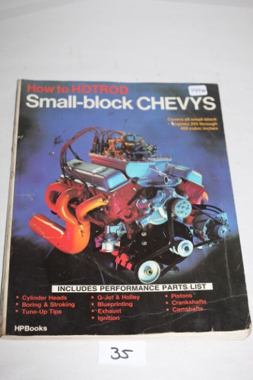 How To Hot Rod Small-block Chevys Book, 1976, HPBooks Inc., Soft Cover