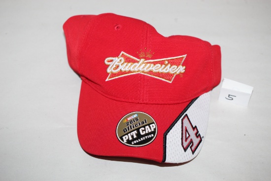Kevin Harvick Budweiser Nascar 2015 Official Pit Cap, New