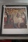 Framed Under Glass Norman Rockwell Christmas Homecoming Print, Sealed, copyright 1948