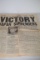 Victory Japan Surrenders, August 14, 1945, The Beloit Daily News Newspaper
