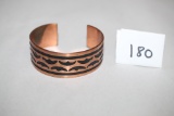 Solid Copper Bracelet, 2 1/4