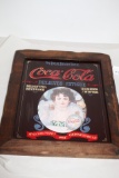 Framed Coca Cola Mirror, 19