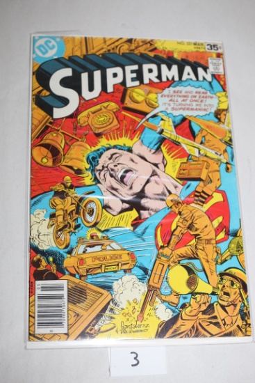 Superman Comic Book, 35 Cents, #321, March, 30675, DC Comics, Bagged & Boarded
