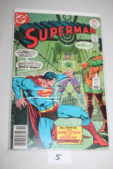 Superman Comic Book, 35 Cents, #316, October, 30675, DC Comics, Bagged & Boarded