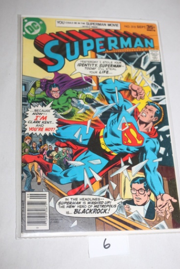 Superman Comic Book, 35 Cents, #315, September, 30675, DC Comics, Bagged & Boarded