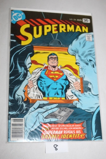 Superman Comic Book, 35 Cents, #326, August, 30675, DC Comics, Bagged & Boarded