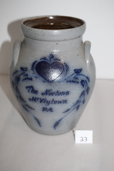 Rockdale Union Stoneware, 1995, The Norton's McVeytown PA, 9 1/2"