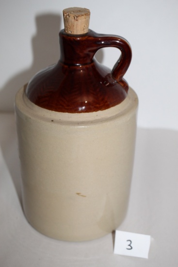 Stoneware Jug, 9" x 5 1/4" Round