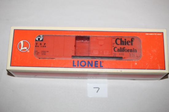 Lionel 6464-196 Santa Fe Super Chief To California Boxcar, 1996, #6-19282