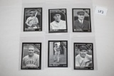 6 Sporting News Publishing Company Conlon Collection Cards, 1992, #440, #474, #472, #471, #366,