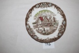 Johnson Brothers Heritage Hall Colonial Overhang Saucer, #4411, Ironstone, Made In Staffordshire