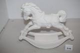Ceramic Bisque Rocking Horse 11 1/4
