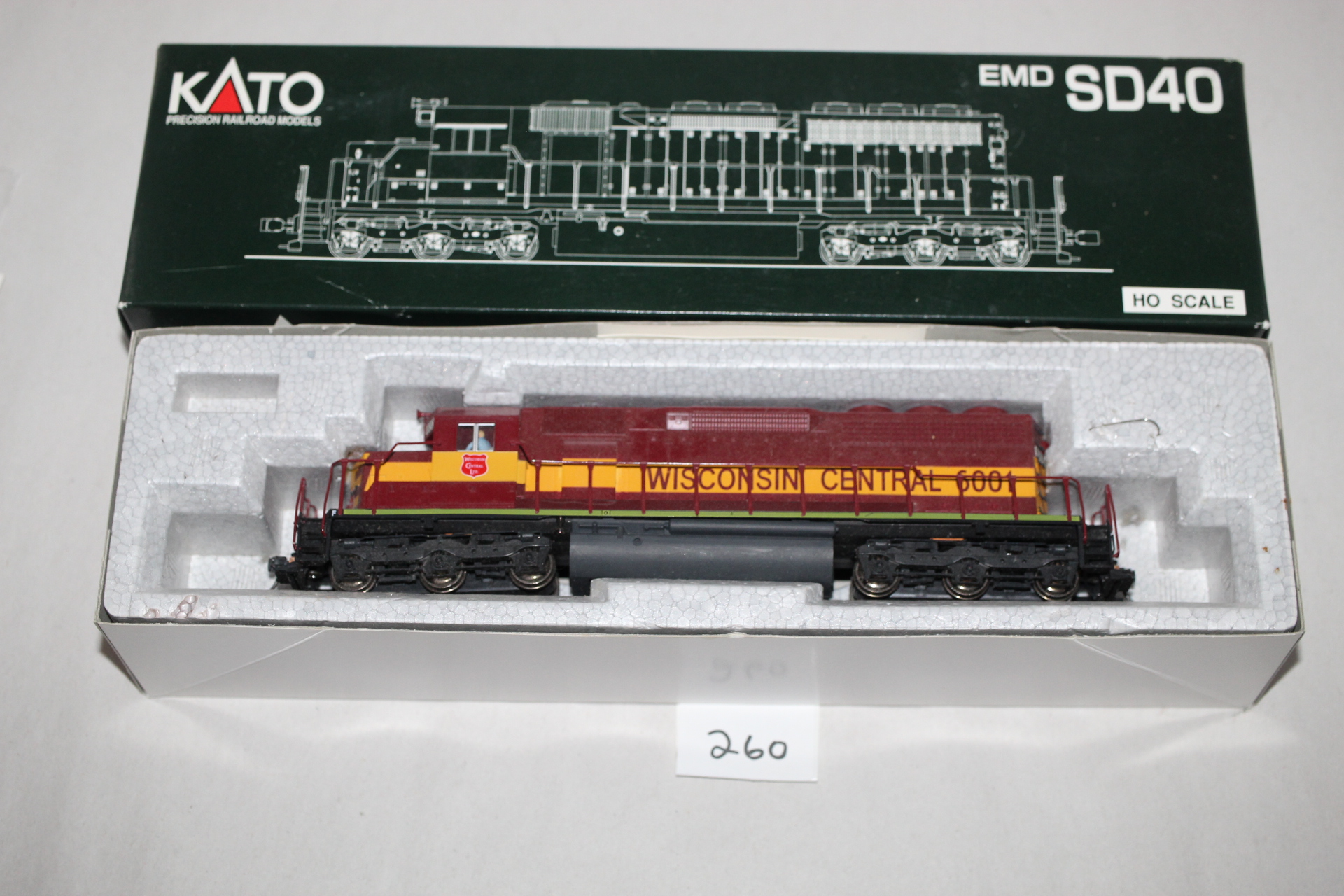 Wisconsin Central #6001 Locomotive, 37-6329, | Proxibid