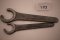Williams Water Pump Wrenches, #8934-11/16, #8924-3/4