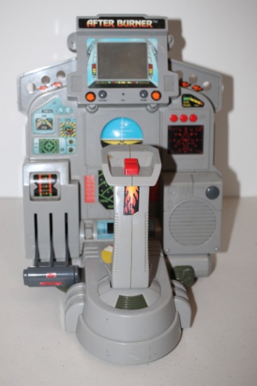 After Burner, 1989, Tiger Electronics, Plastic. Battery Operated, 9" x 8" x 10 1/2"H, Not Tested