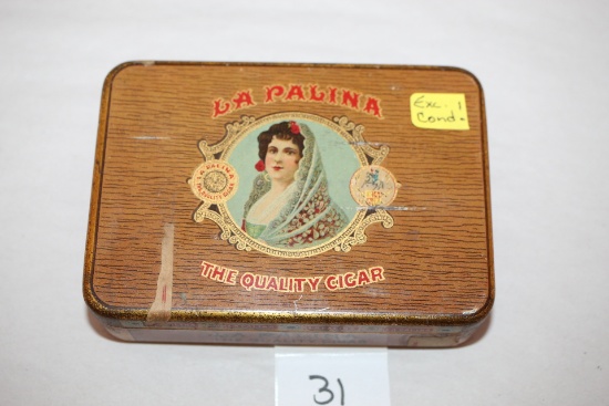 La Palina, The Quality Cigar Tin, 5" x 3 1/2"