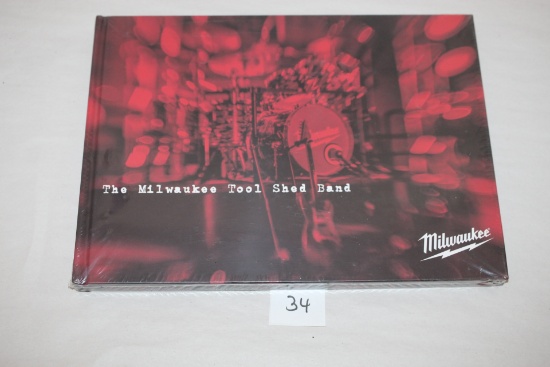 The Milwaukee Tool Shed Band Book, Sealed, Hard Cover, Never Opened