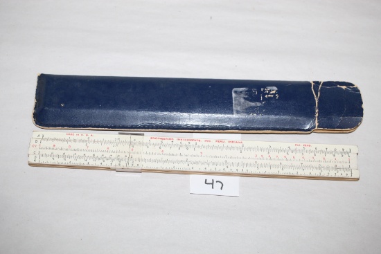 Vintage Engineering Instruments, Inc. Wooden Slide Rule, 10 1/2"