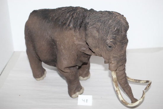 Vintage Wooly Mammoth Battery Operated Toy, 1999, Rubber Skin, No Remote