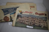 Assorted Milwaukee Braves Newspapers