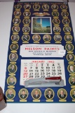 1980 All American Calendar, Presidents Of The United States, Rolled For Storage & Shipping