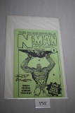 Signed The Unbelievable N-Man Comic Book, 2404/2500, #1, No COA, Bagged & Boarded