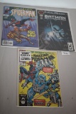Spiderman & Batman Comic Books, Spiderman-#7-July & #351-Sept. 1991, Batman-#703-Nov.