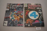 Fantastic Four Comic Books, #358-Nov. 1991, #347-Dec. 1990, Marvel Comics, Bagged & Boarded
