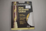 Electric Pipe Heating Cable, 13 ft., 26 Watts, 22 Amps@120 VAC, M-D Building Products, NIB