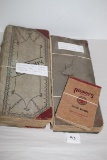 Vintage General Store Sales Ledgers With Entries From 1916 & 1936, Vintage Roundy's Notebooks