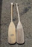 2 Wooden Paddles, Each 53
