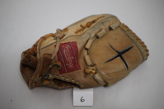 Rawlings Baseball Glove, Bobby Knoop, Fastback Model, GJF8, Holdster, Left Hand Throw