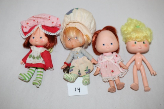 3 American Greetings Corp. Dolls-1979-5", 1 Doll Ornament-6"