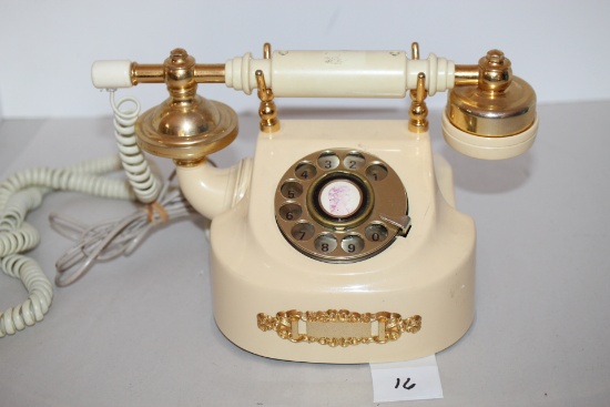 Vintage Western Electric Rotary Telephone, Housing Made In Japan, Plastic & Metal